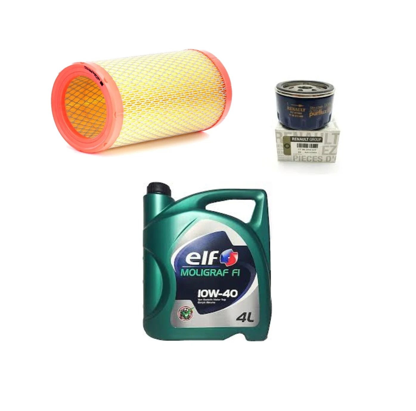 R19 Europa 1.6 8V K7M Yağ Bakım Seti - Yağ + Hava Filtre - 7715130390