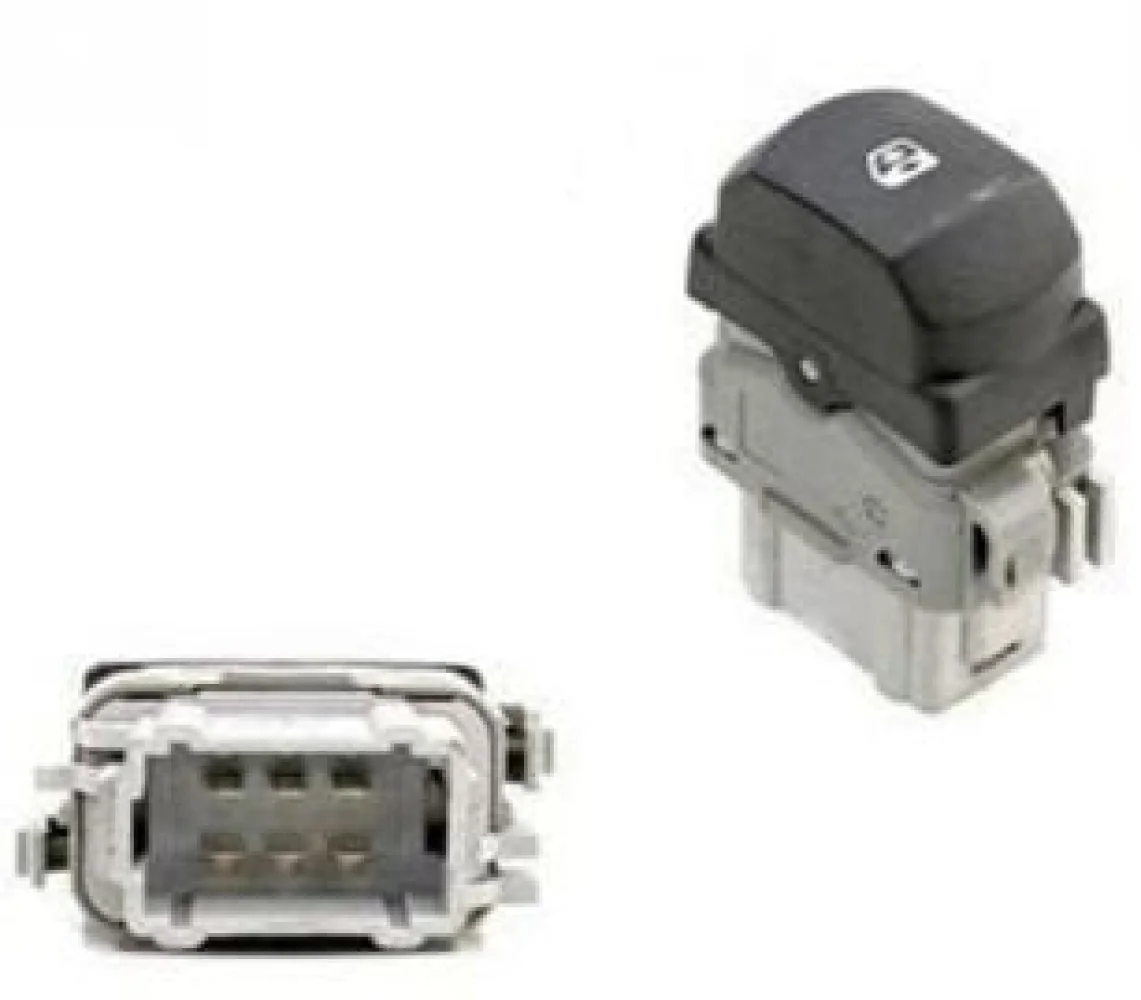 Renault Megane 2 Sağ Ön Cam Açma Düğmesi - MAXTEL (Garantili Ürün) - 8200414962-1