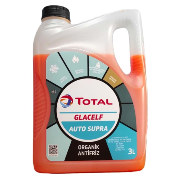 Renault 1.5 DCI Antifriz Kırmızı 3 Litre Auto Supra D tipi Organic (Garantili Ürün) - ANT3K - Total-
