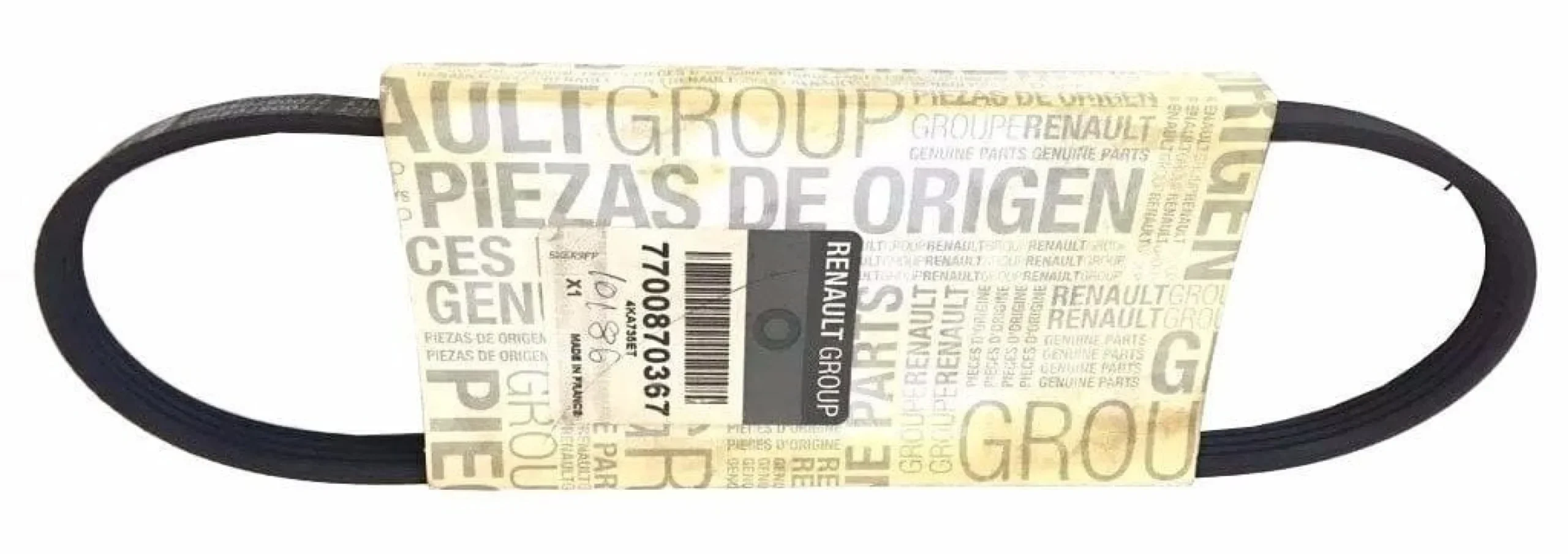 Twingo 1.2 8V D7F Alternatör V Kayışı - Renault Mais (Orijinal) - 7700870367