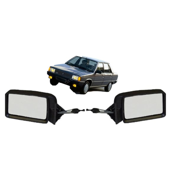 Renault 9 Dış Dikiz Aynası Seti Manuel Ayarlı - İthal - 7701366191